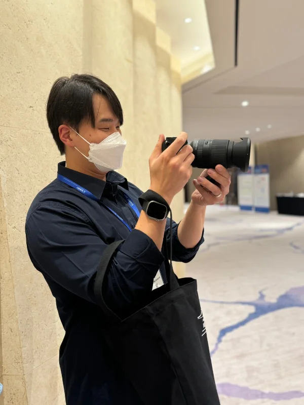 Taking photographs
